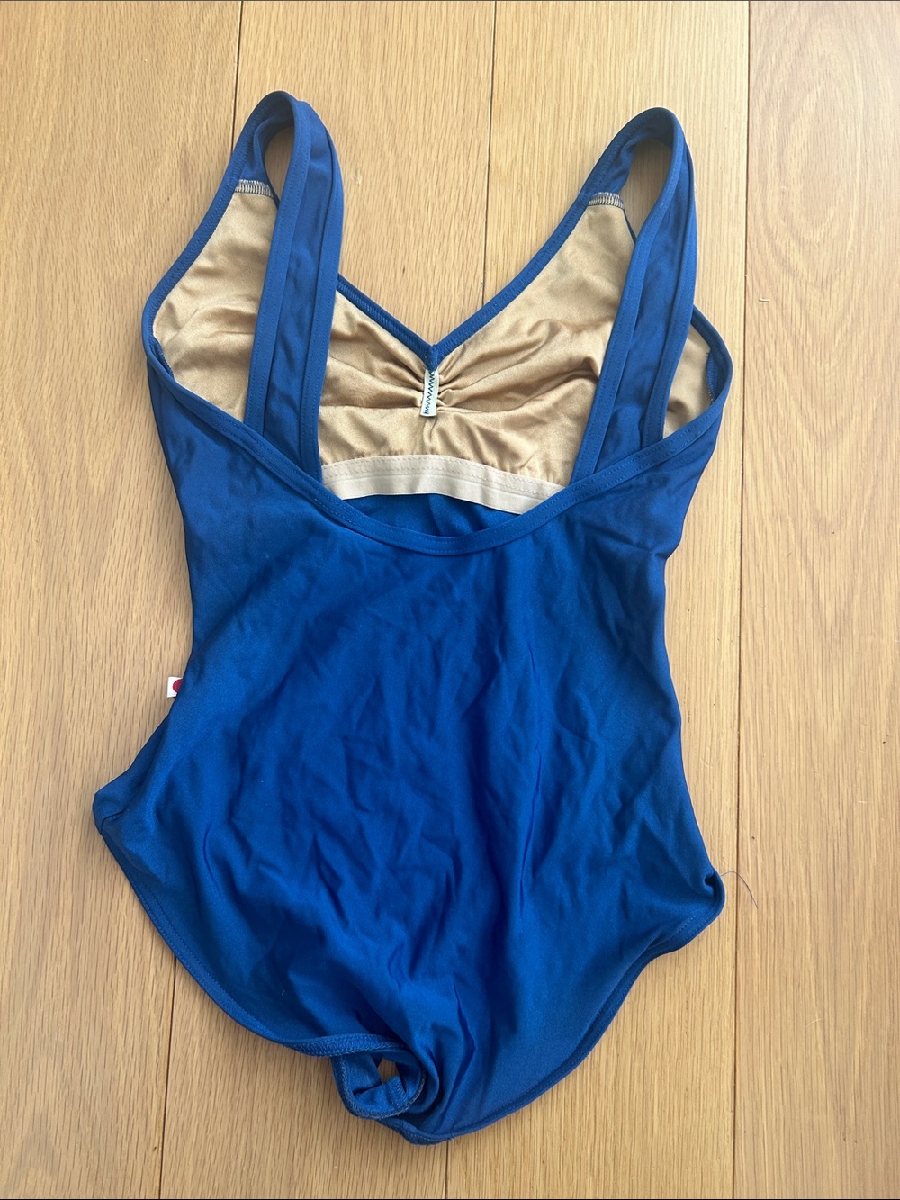 Yumiko royal blue pinch leotard - Picture 2 of 2